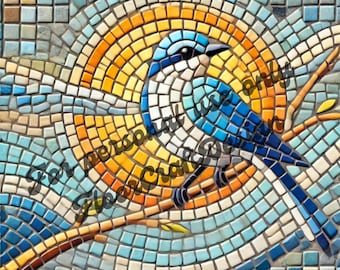 Mosaikmuster zum Selbermachen – Digitaler Download | KI-Mosaikvorlage