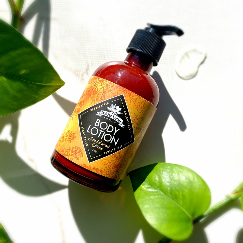 Body Lotion Plant Based Shea Butter Avocado Meadowfoam Etsy