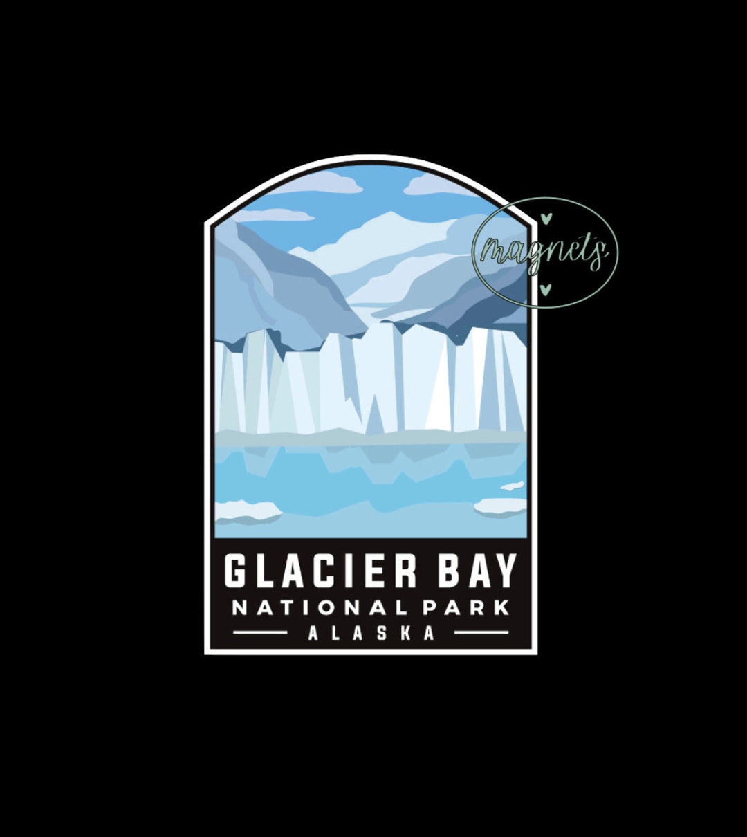 Magnet | Glacier Bay National Park | Fridge Magnet | Kitchen Magnet ...