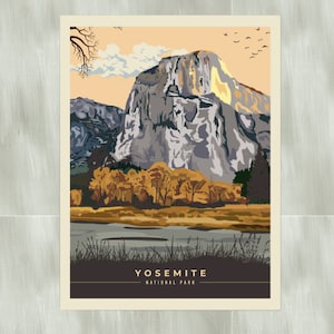Sticker | YOSEMITE NATIONAL PARK, Yosemite National Park Decal, Stickers for Water Bottle, laptop Decals, phone case, gift