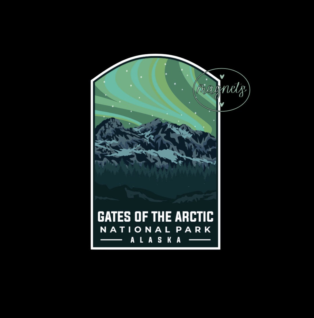Magnet | Gates of the Arctic National Park | Fridge Magnet | Kitchen ...