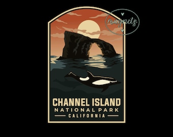 Magnet | CHANNEL ISLAND NATIONAL Park | Fridge Magnet | Kitchen Magnet | Refrigerator Magnet | 2.5"x3.5"
