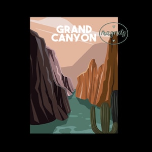 Magnet | Grand Canyon National Park | Fridge Magnet | Kitchen Magnet | Refrigerator Magnet | 2.5&quot;x3.5&quot;