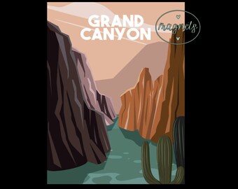 Magnet | Grand Canyon National Park | Fridge Magnet | Kitchen Magnet | Refrigerator Magnet | 2.5"x3.5"