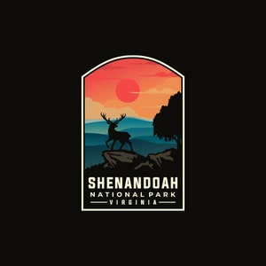 Sticker | SHENANDOAH NATIONAL PARK, Shenandoah National Park Decal, Stickers for Water Bottle, laptop Decals, phone case, gift