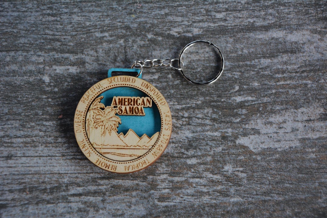 Keychain | American Samoa NATIONAL PARK, Gift for Hikers / Family ...