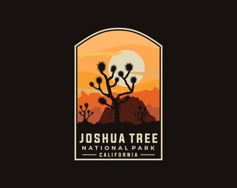 Sticker | JOSHUA TREE, Joshua Tree National Park Decal, Stickers for Water Bottle, laptop Decals, phone case, gift