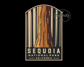 Magnet | Sequoia National Park | Fridge Magnet | Kitchen Magnet | Refrigerator Magnet | 2.5"x3.5"