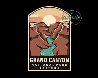 Magnet | Grand Canyon National Park | Fridge Magnet | Kitchen Magnet | Refrigerator Magnet | 2.5"x3.5"