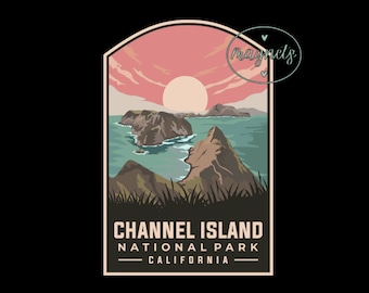 Magnet | CHANNEL ISLAND NATIONAL Park | Fridge Magnet | Kitchen Magnet | Refrigerator Magnet | 2.5"x3.5"