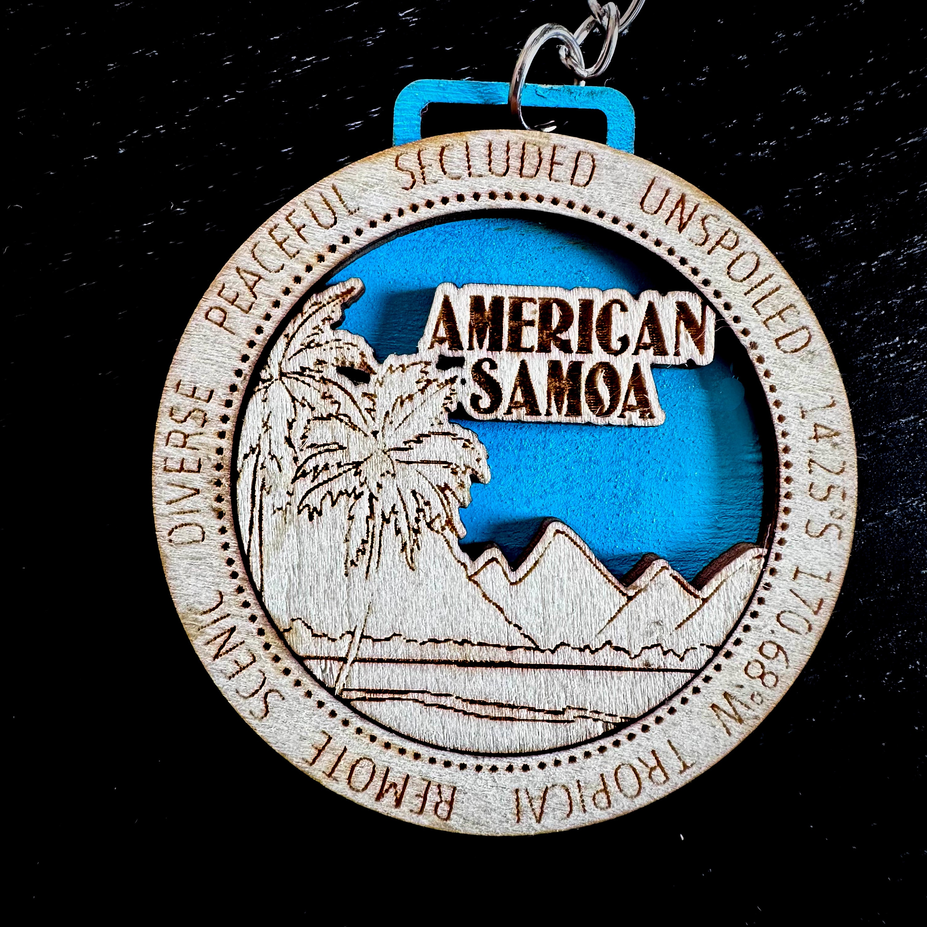 Keychain | American Samoa NATIONAL PARK, Gift for Hikers / Family ...