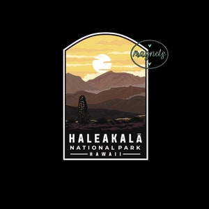 Magnet | HALEAKALA NATIONAL PARK | Fridge Magnet | Kitchen Magnet | Refrigerator Magnet | 2.5&quot;x3.5&quot;
