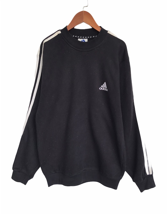 Vintage 90s Adidas Spell Out Embroidery Pullover S