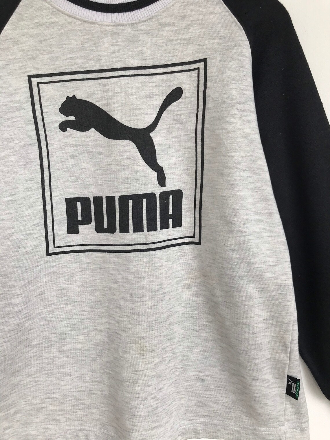 Unisex Kids Sweater Vintage Puma Big Logo Pullover Sweatshirt | Etsy