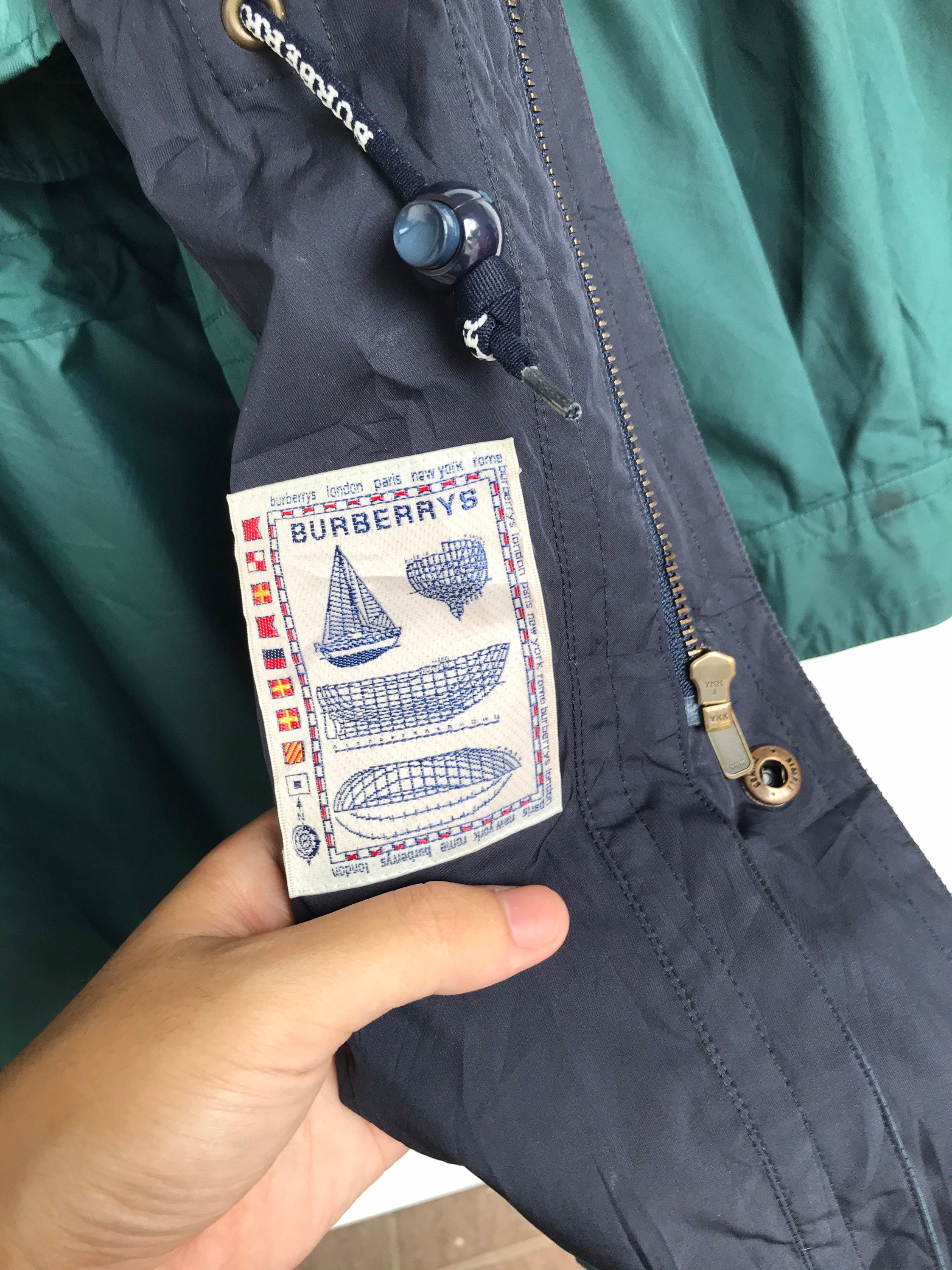 vintage burberry windbreaker