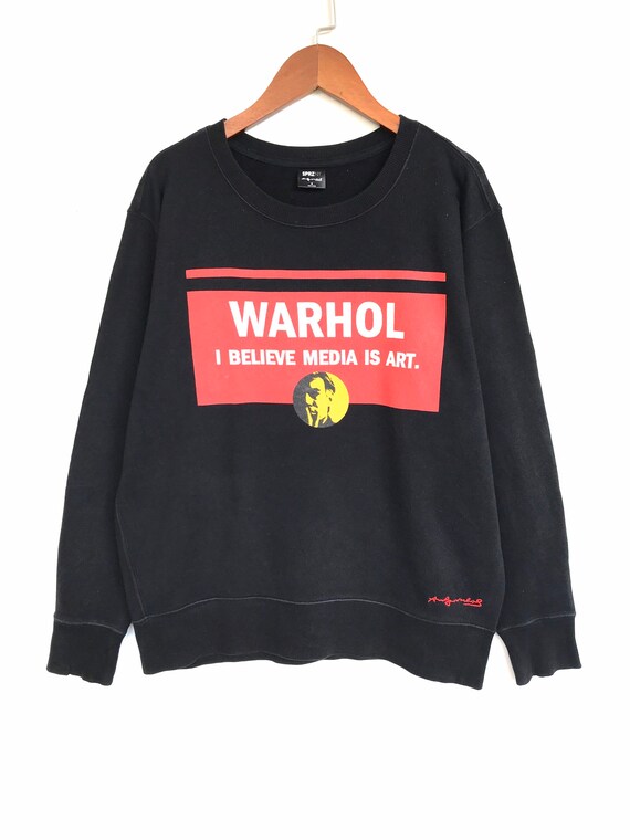 Andy Warhol Pop Art Media Pullover Sweatshirt (Med