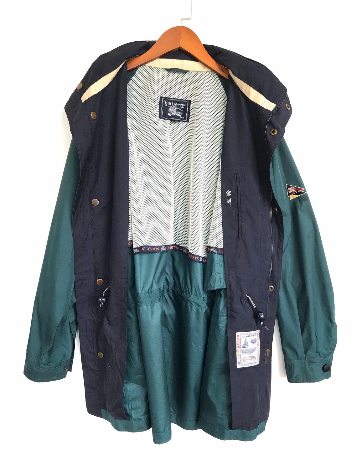 vintage burberry windbreaker