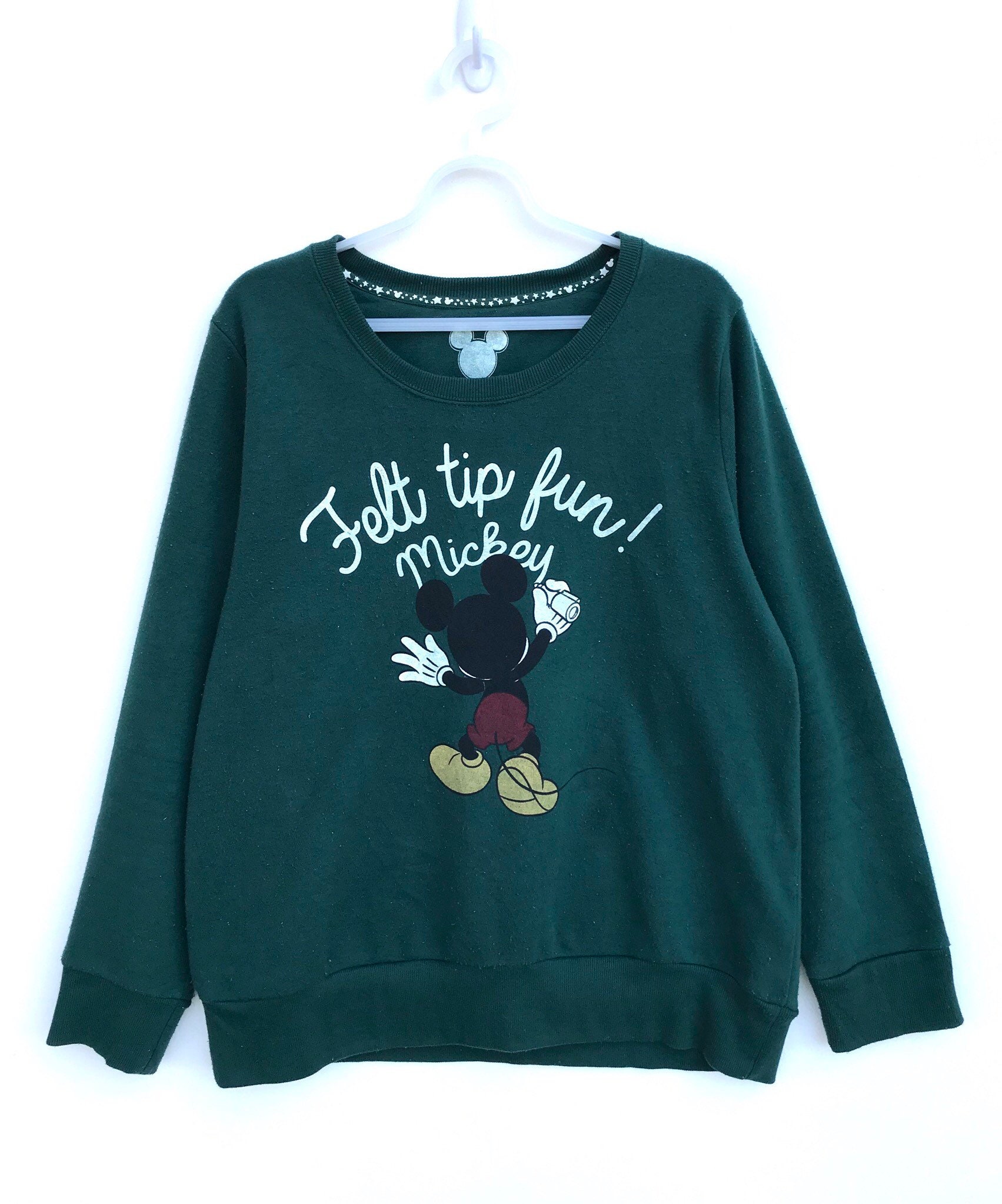 Vintage Adult Sweater Disney MickeyMouse Crewneck Sweatshirt | Etsy