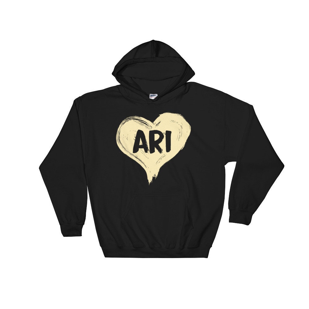 Image of Ari Heart One Love Hoodie Hooded Sweatshirt - Ariana Grande, Sweetener, No More Tears Left To Cry, God Is A Woman