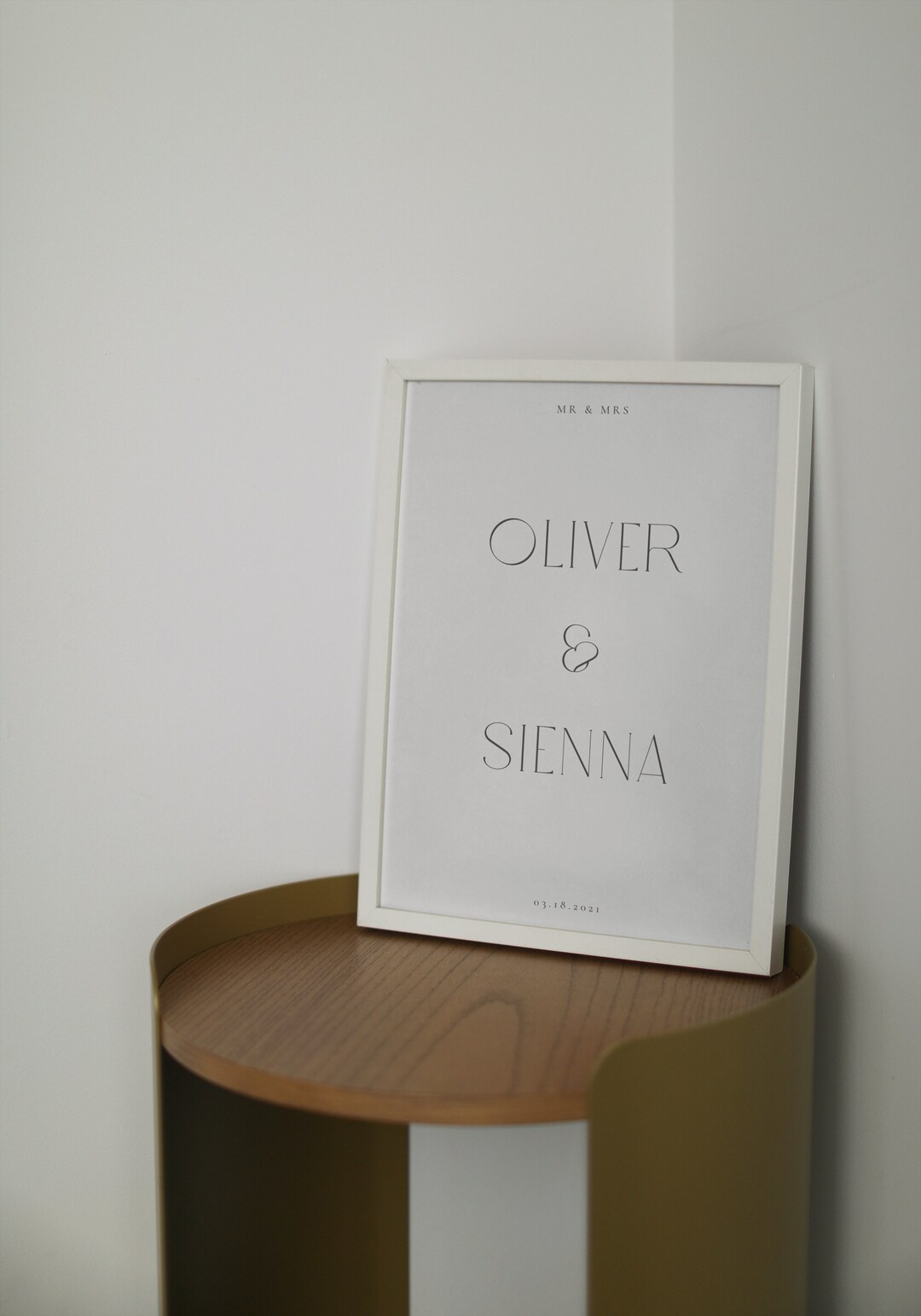 Editable 'mr. &amp; Mrs.' Sign Canva Template Wedding - Etsy