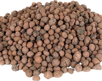 Organic Expanded Clay Pebbles- Used for Drainage, Decoration, Aquaponics, Hydroponics and Gardening