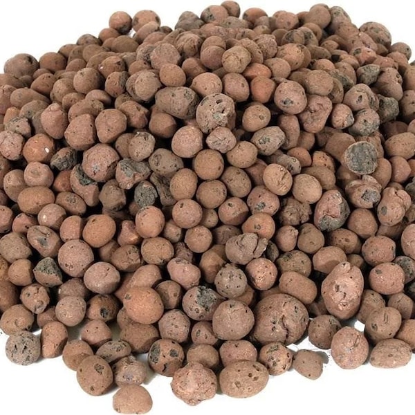 Organic Expanded Clay Pebbles- Used for Drainage, Decoration, Aquaponics, Hydroponics and Gardening