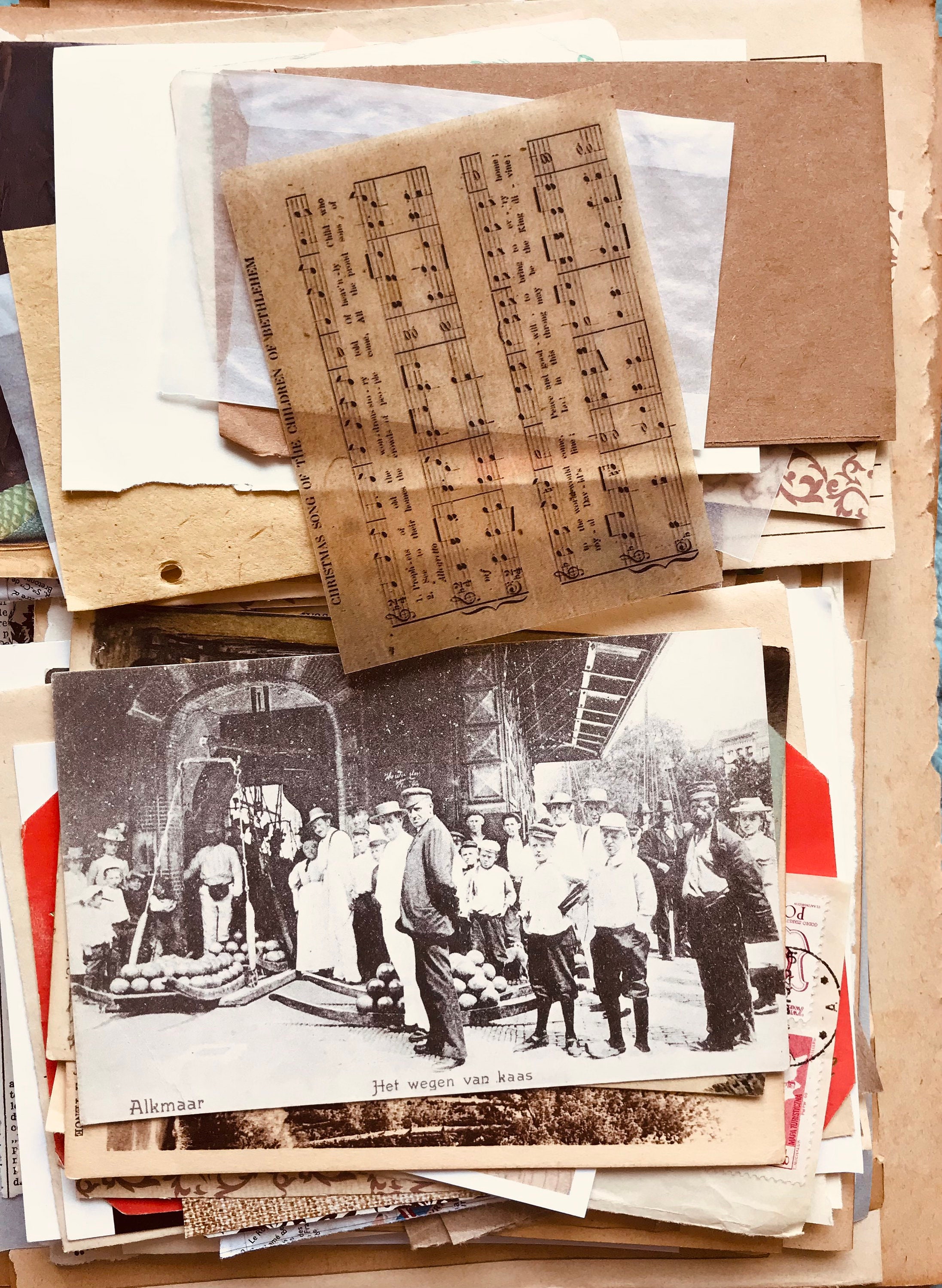 Retro Style Junk Journal Ephemera / Antique / Vintage / Mystery Bag ...