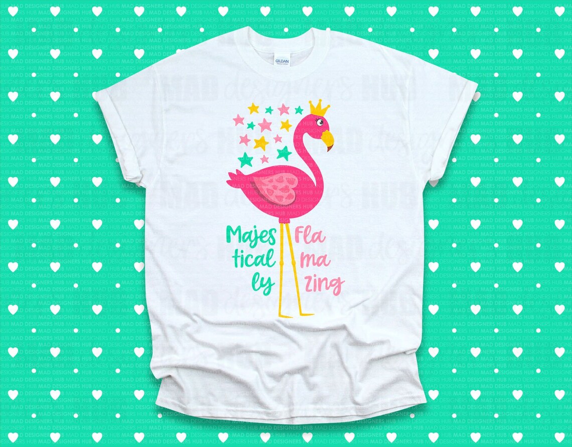 Download Majestically Flamazing SVG Valentine's Day Flamingo SVG | Etsy