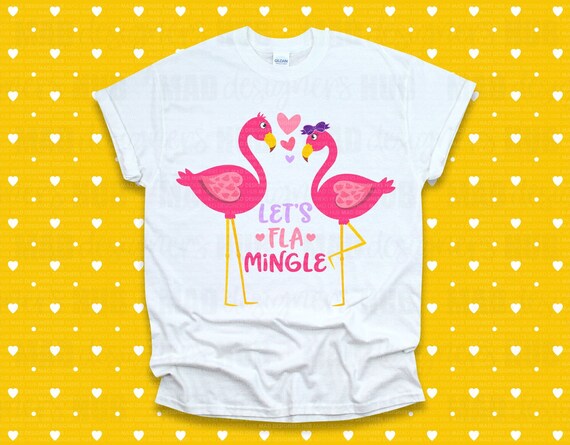 Download Lets Flamingle Svg Valentine S Day Flamingo Svg And Etsy