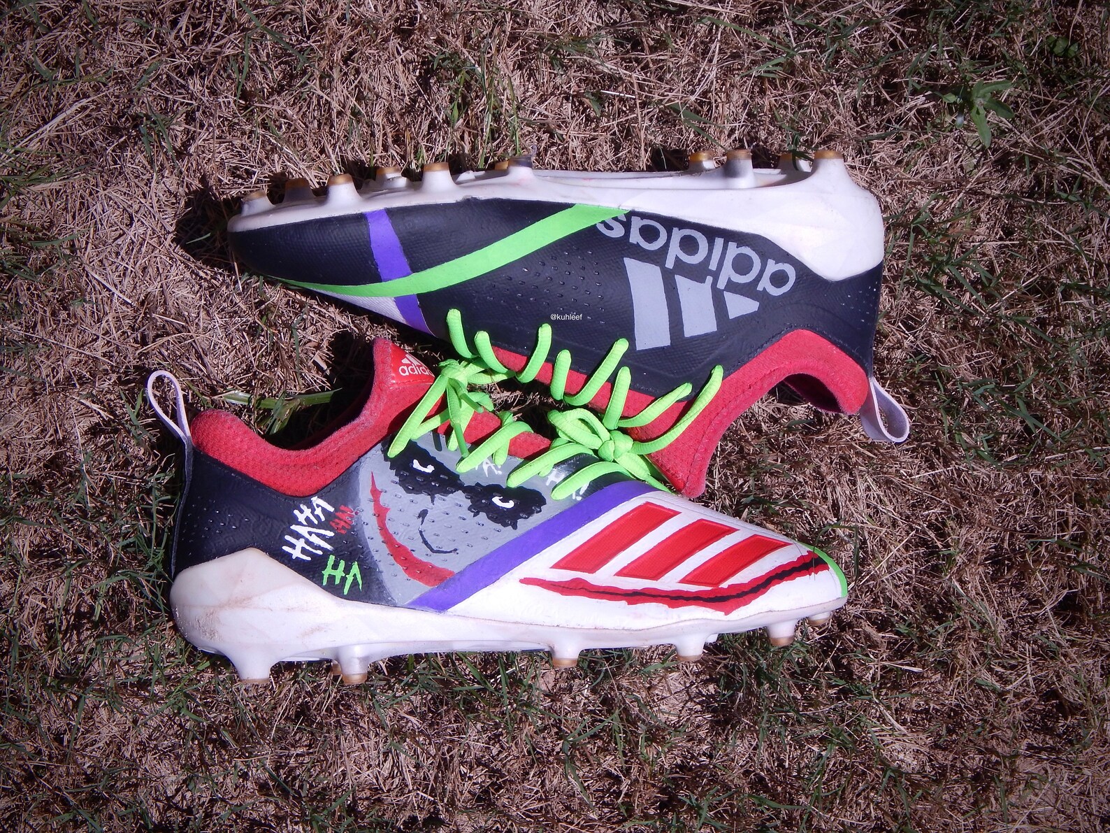 Custom Joker Football Cleats Etsy