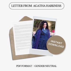 Liebesbrief von Agatha Harkness | Agatha All A. |Digitaler Brief| Nicht personalisiert | Gender-Neutrale Sprache | Sofortiger Download