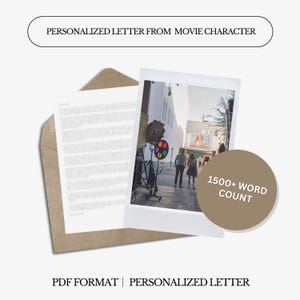 Carta personalizada de personagem de filme | Personalizada | Todos os Fandoms | Anime/Livro/TV/Filme | Carta digital personalizada