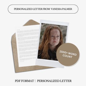 Carta personalizada de Vanessa Palmer | Mais de 1500 palavras | Carta digital personalizada