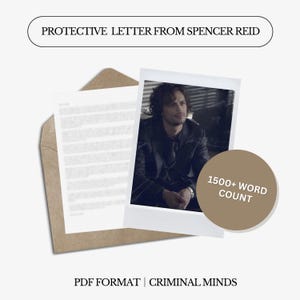 Schutzbrief von Spencer Reid | 1500 Wörter | Digitaler Brief | Nicht personalisiert | Genderneutrale Sprache | Sofort Download