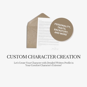 Creación de personajes personalizados / Creación personalizada en el universo de tu personaje favorito / Todos los fandoms / Producto digital personalizado