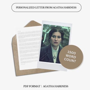 Carta personalizada de Agatha Harkness / Agatha All A. / Carta digital