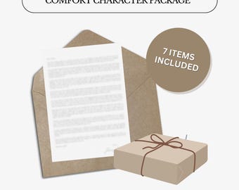 Paquete de personajes Comfort / Personalizado / Todos los fandoms / Anime / Libro / TV / Película / Producto digital personalizado / Carta / Lista de reproducción / Tablero de visión