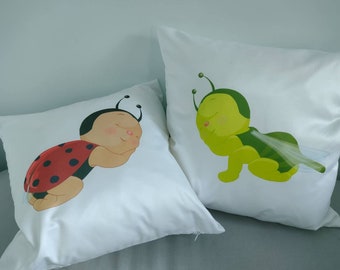 animal nursery pillow, kids animal pillow, kids animal cushion