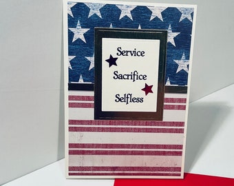 Honor Flight Card Etsy