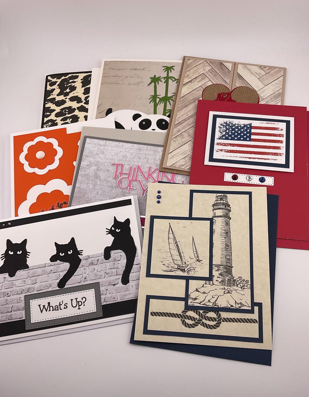 Blank Notecards Assorted Variety: Set of 8 - Etsy