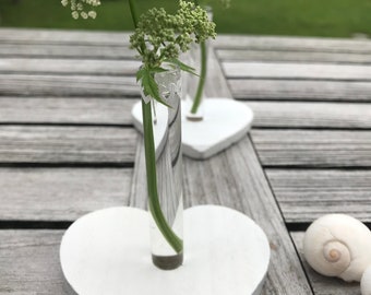 Herzvase Vase im  Vintagelook Mini XL  Miegje