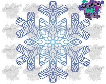Snowflake mandala | Etsy