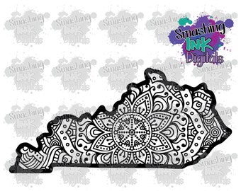 Download Kentucky Mandala Svg Etsy