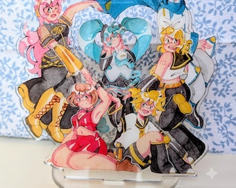 Vocaloid Group hart acryl standee