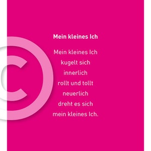 Postkarte Mein kleines Ich