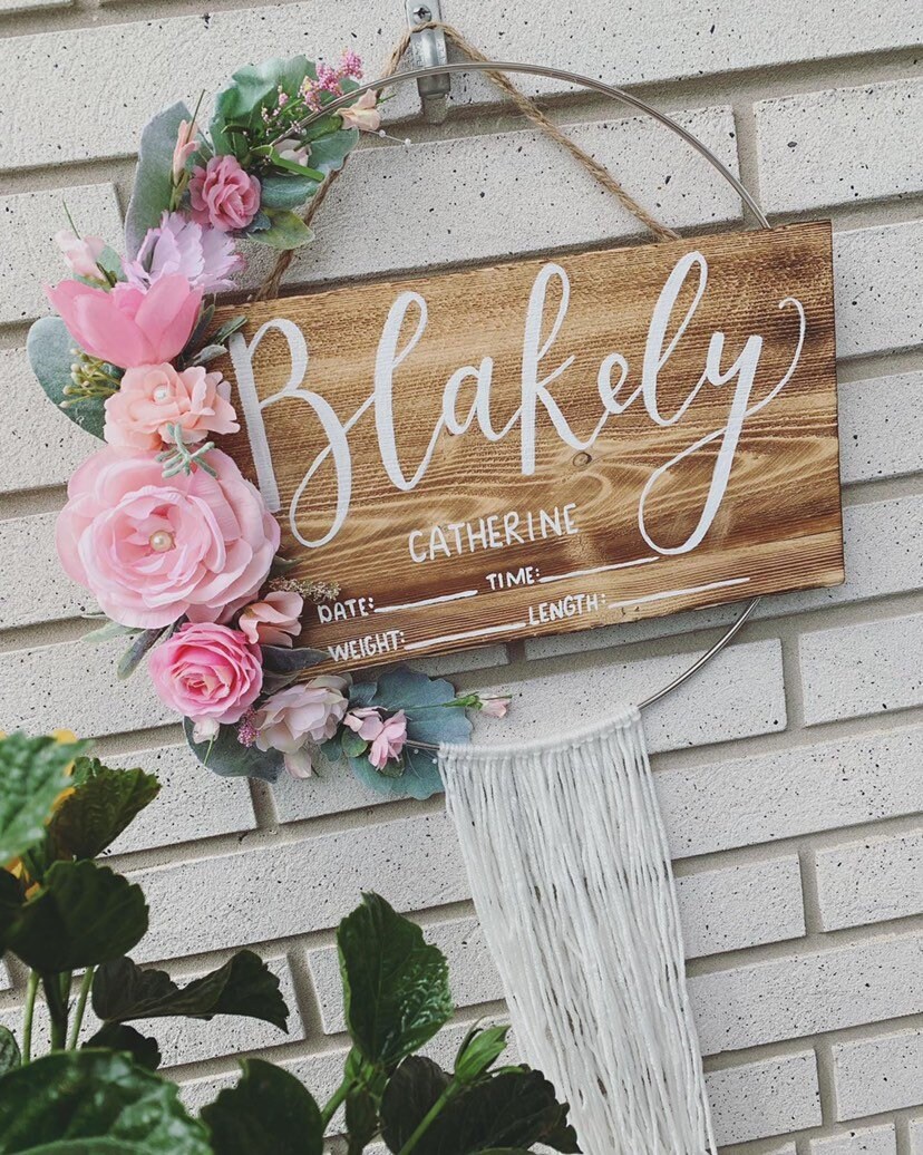 Hospital Door Baby Stat Sign Etsy
