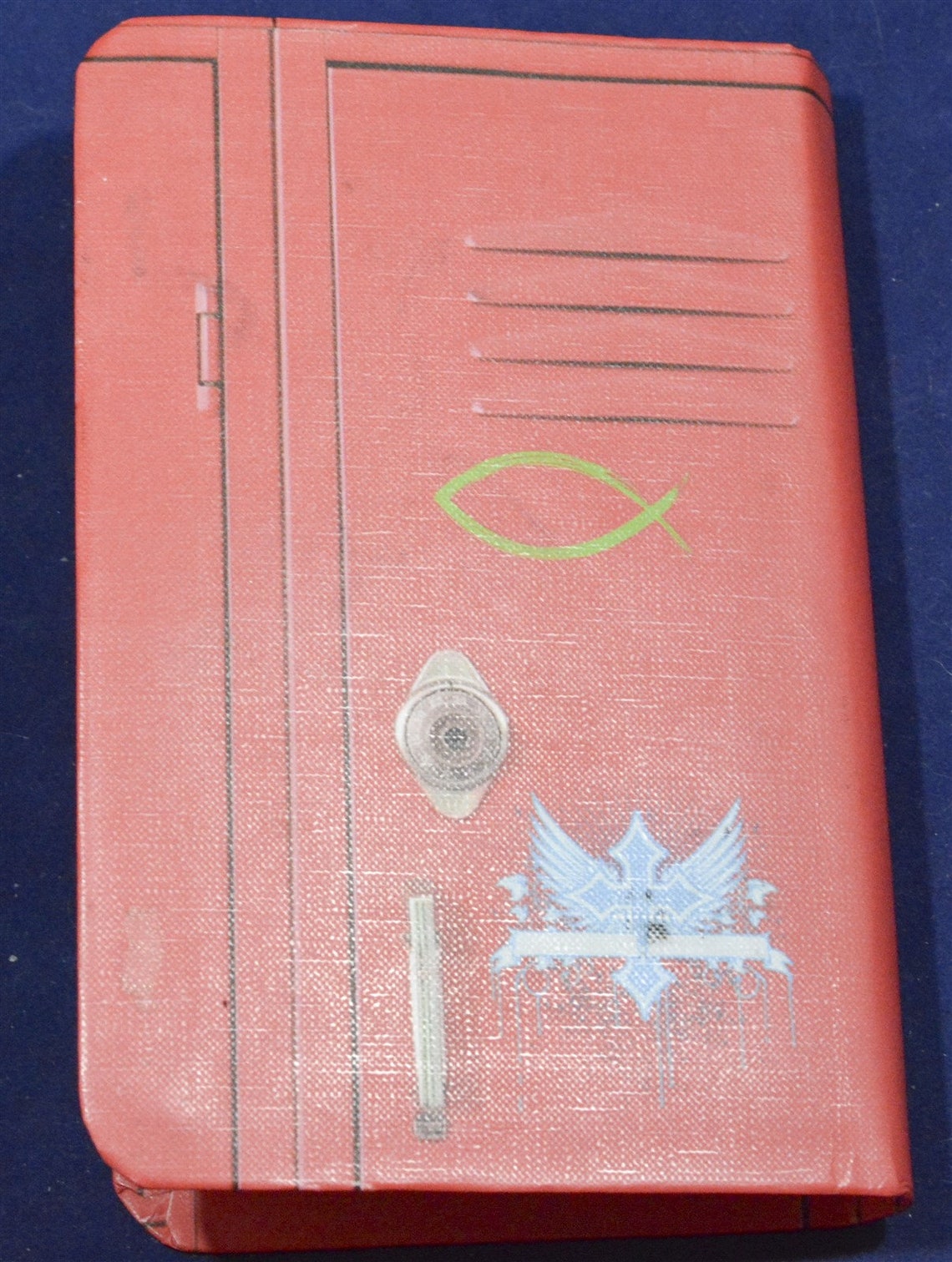 Pocket Bible KJV Gideons New Testament Psalms Proverbs Reddish Etsy