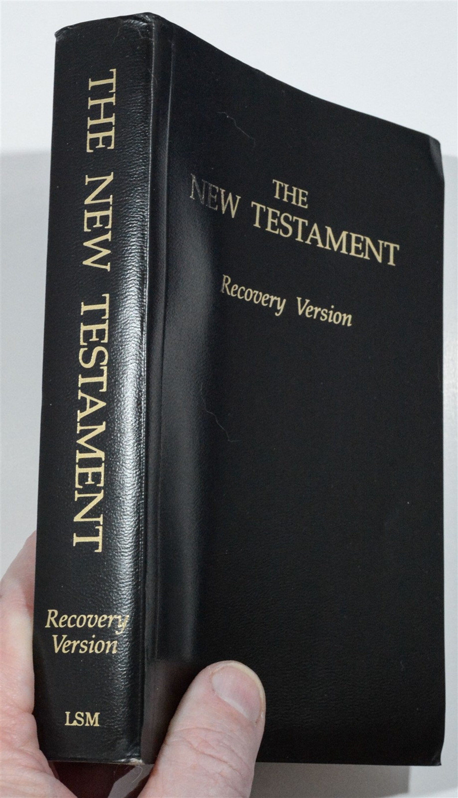 New testament bible recovery version witness lee 1991 black etsy