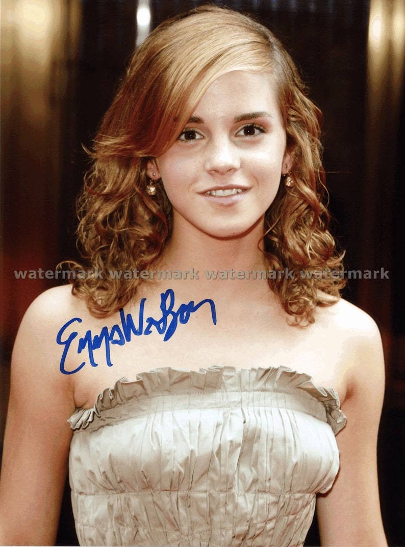 Emma Watson Reprint Autographed Signed Photo Hermione ...