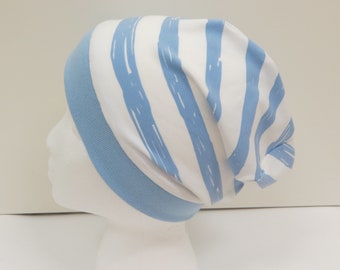 Beanie Cap made of Jersey stripes kids cap